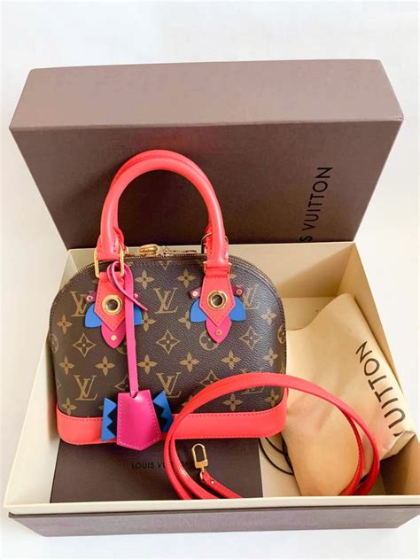 louis vuitton alma flamingo|louis vuitton alma bb monogram.